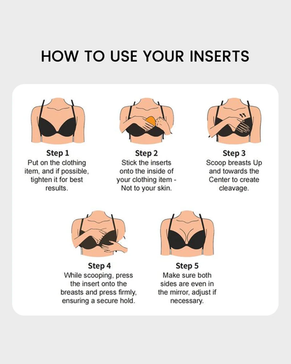 FlawlessLift™ - Double-Sided Sticky Bra Inserts