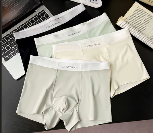 4PCS-Money Rich™ Ice Silk Underwear