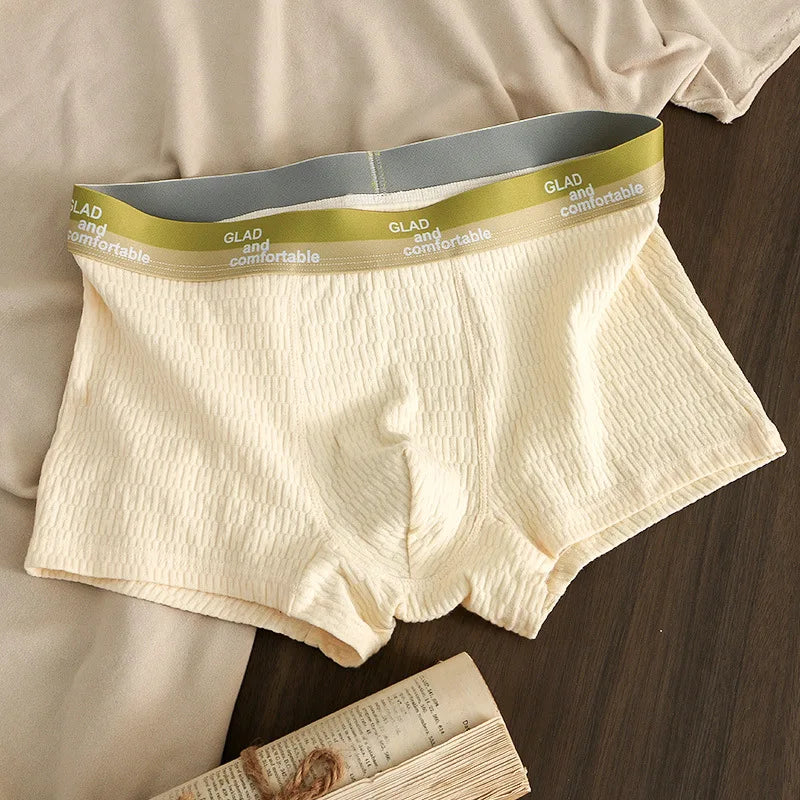 4 PCS - Pure Cotton -Men's Underwear